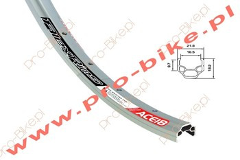 Obręcz 26"x32H Alexrims ACE-18 Srebrna