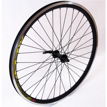 Koło przód 26" Piasta Alu stożek Czarne