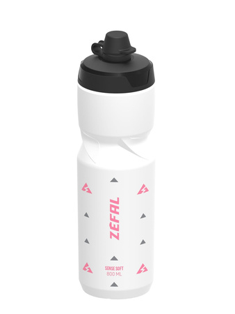 Bidon Zefal Sense Soft 80 No-Mud Bottle - White 0,