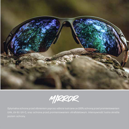 Okulary Alpina Kacey Kolor Black Matt-Red Szkło Re