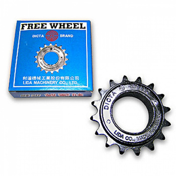 Wolnobieg 1rz. BMX 18T chrom Dicta 1/2"x1/8" 1,37