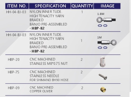 Przewody Hydrauliczny SH-002 Brakco SHIMANO ST-90 