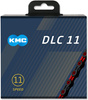 Łańcuch 11rz. KMC DLC 11 Bk/Red 118og. Box