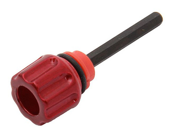 Pokrętło do regulacji odbicia dół czerwone Suntour