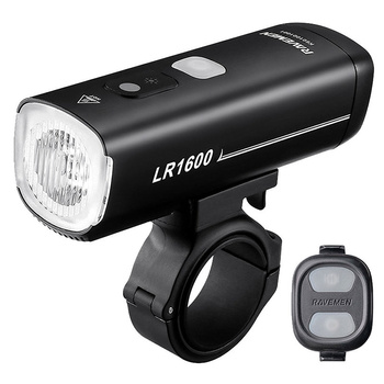 Lampa Przód Ravemen LR1600 Black