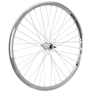 Koło Tył 28" Wolnobieg Stożek P. i O. Srebrne