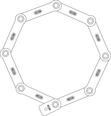 Zapięcie Abus Bordo 6000/120 BK SH