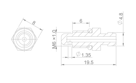 Bleeding Adapter HBP-44 Brakco, adapter do odpowietrzania