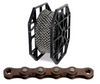 Łańcuch 1rz. KMC Z1 Szeroki Brown Rolka 50m + 40CL