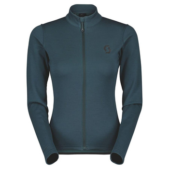 Koszulka Scott Lady Gravel Warm Merino LS aruba green