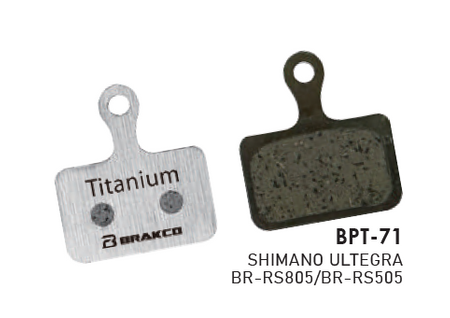 Klocki Hamulca BPT-71 Brakco Metaliczne SHIMANO ULTEGRA