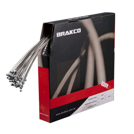 Linka hamulca MTB Brakco 1700 mm Nierdzewna Szlifowana (50 sztuk)