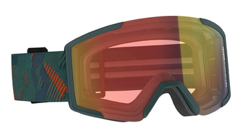 Gogle Narciarskie Scott Shield Light Sensitive orange red chrome