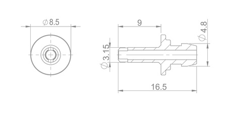 Bleeding Adapter HBP-40 Brakco - do zalewania