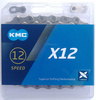 Łańcuch 12rz. KMC X12 Silver 126og. Box