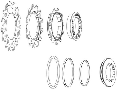 Zestaw Koronek do Sram PG-1210/1230 Eagle 11/13/15