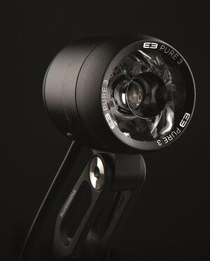 Lampa przód Dynamo Supernova E3 PURE 3 mattschwarz