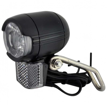 Lampa przód na dynamo XC-259A-CS 1W E-Bike Podtrz.