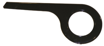 Osłona łańcucha do korb 38T pełna  PCV 120 mm BK