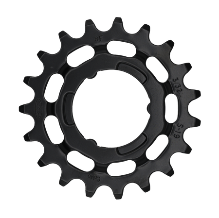 Zębatka KMC R Shimano 19T Chr. Black 3/32" Box 25pc