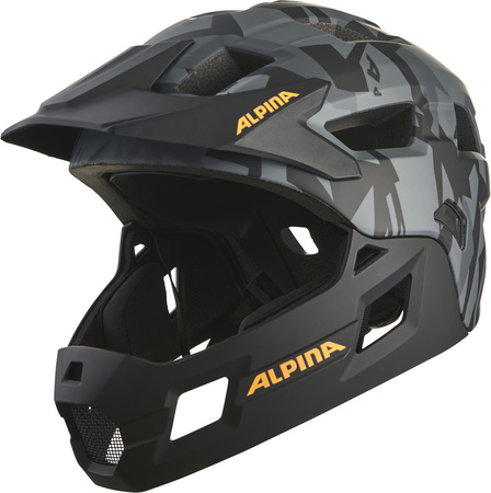 Kask Alpina Rupi Black-Camo Orange 50-55