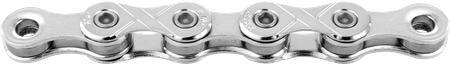 Łańcuch 1rz. KMC e1 Silver Rolka 50m + 40 szt CL
