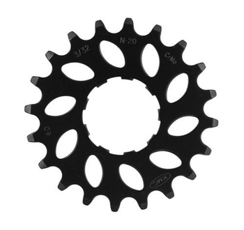 Zębatka KMC R Enviolo 20T Chr. Bk 3/32" 1pce
