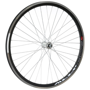 Koło przód 26" stożek P. Srebrna O. Czarna