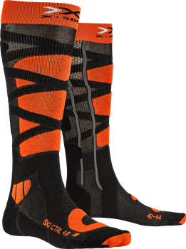 Skarpety X-Socks SKI CONTROL 4.0 Anthracite X-Orange