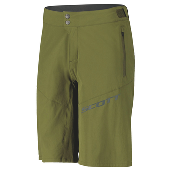Spodenki męskie Scott Shorts Endurance LS/FIT Pad Green