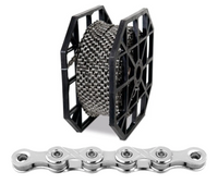 Łańcuch 1rz. KMC e1 Silver Rolka 50m + 40 szt CL