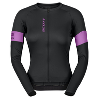 Bluza Scott W`S Endurance Pro LS Black Liquid Purple