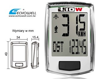 Komputer Echo U-10W White Wireless
