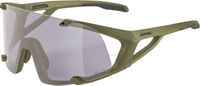 Okulary Alpina Hawkeye Q-Lite V Kolor Olive Matt S
