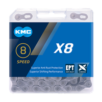 Łańcuch 8rz. KMC X8 EPT 114og. Box