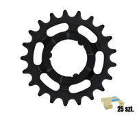 Zębatka KMC R Shimano 20T Chr. Black 3/32" Box 25pc