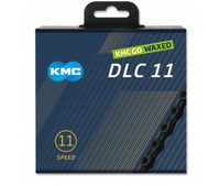 Łańcuch 11rz. KMC DLC 11 Black 118og. Box Waxed